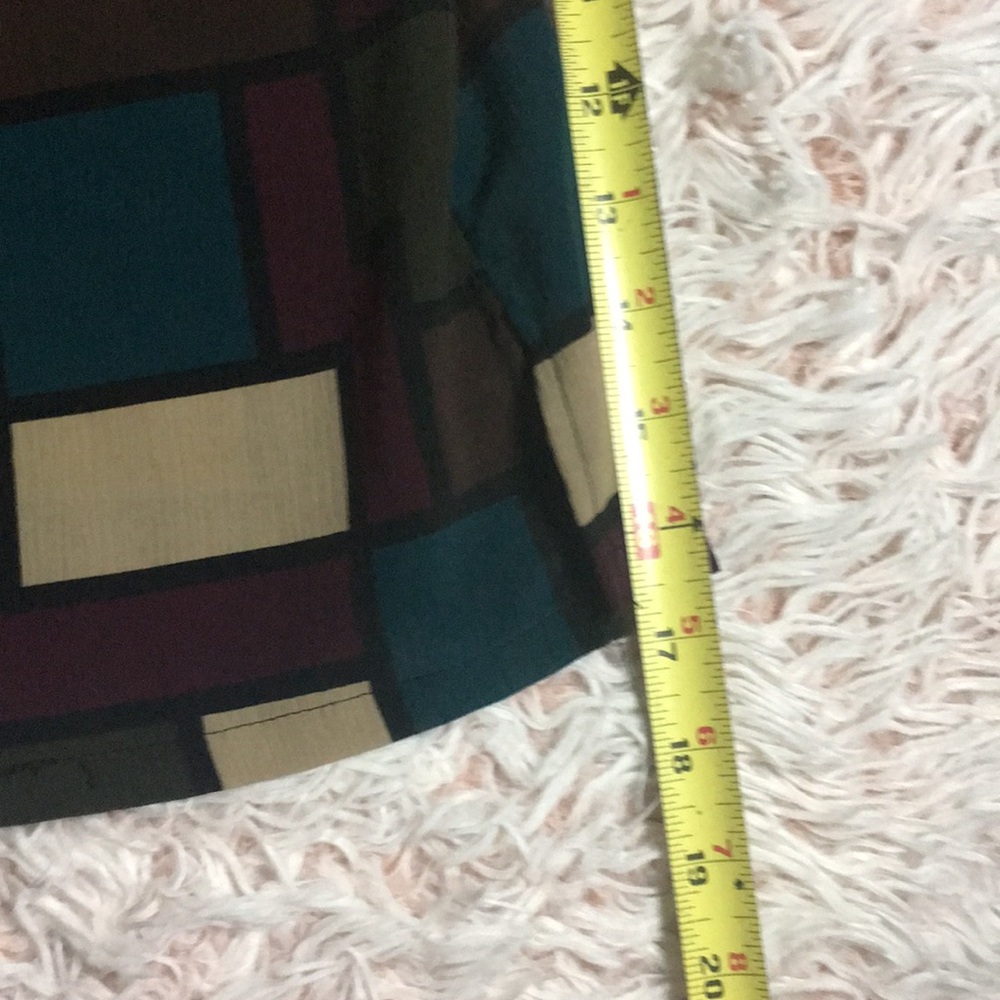 👾VTG abstract print vsco blouse - Picture 5 of 6